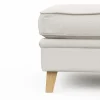 Hocker Mapleton - Stoff, Creme – Bild 3
