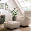 Sessel Lilaia - inkl. Dreh- und Wippfunktion, Stoff, Creme – Bild 5
