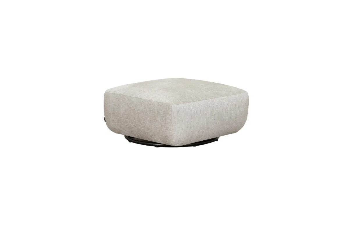 Hocker Lilaia - Stoff, Creme – Bild 2