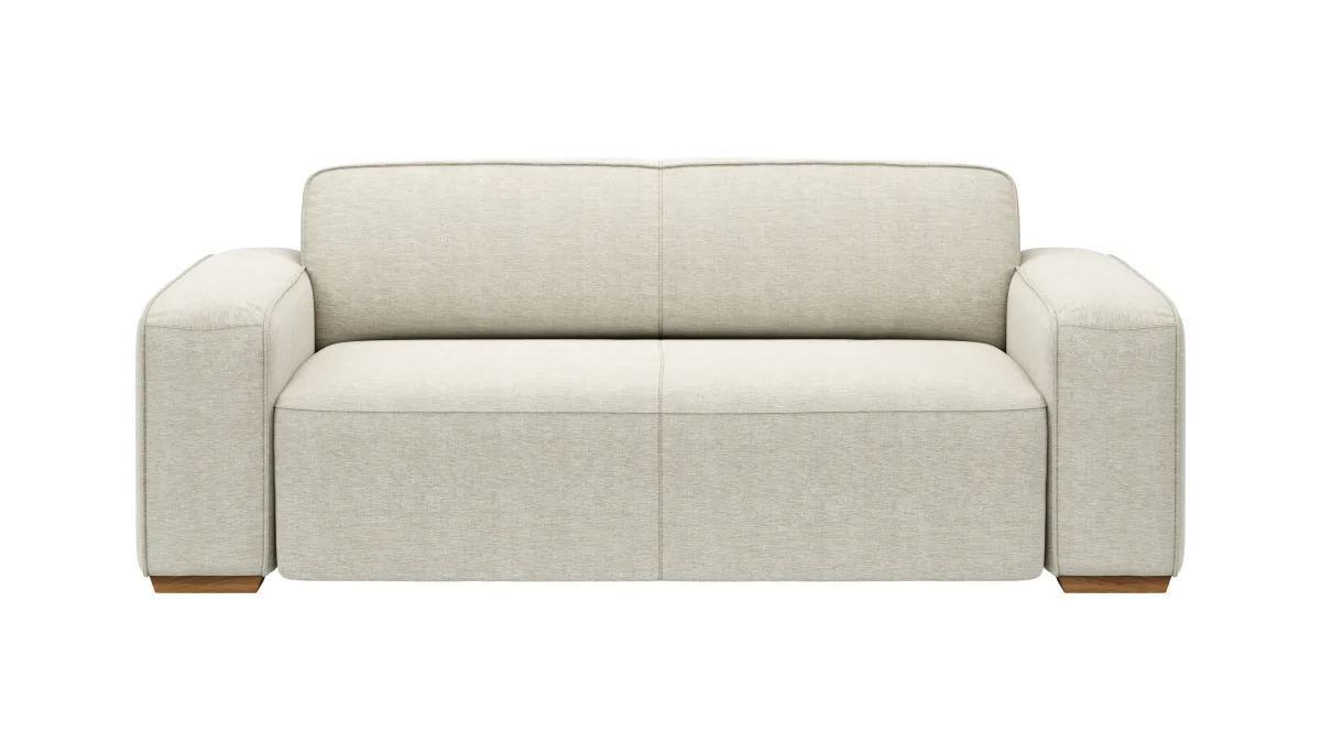 Sofa Denver - 2,5-Sitzer, inkl. Sitzvorzug (motorisch), Stoff, Natur – Bild 2