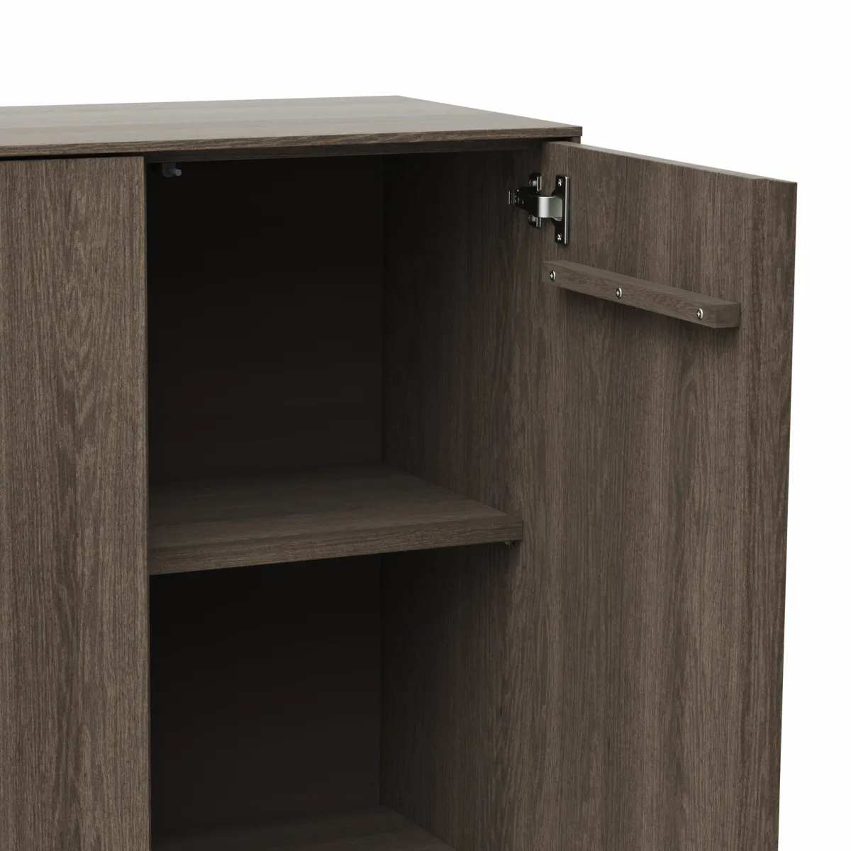 Highboard Saratoga - Buche massiv, silbergrau geölt – Bild 4