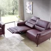 Sofa Porto Alegre - 2-Sitzer mit TV-Funktion motorisch, Leder, Kirschrot – Bild 2