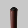 Tischleuchte - BHL ca. 18x59x18 cm, Burgundrot – Bild 3