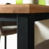 Tresentisch Arbaro - LB ca. 140x80 cm, Eiche massiv, natur geölt – Bild 2