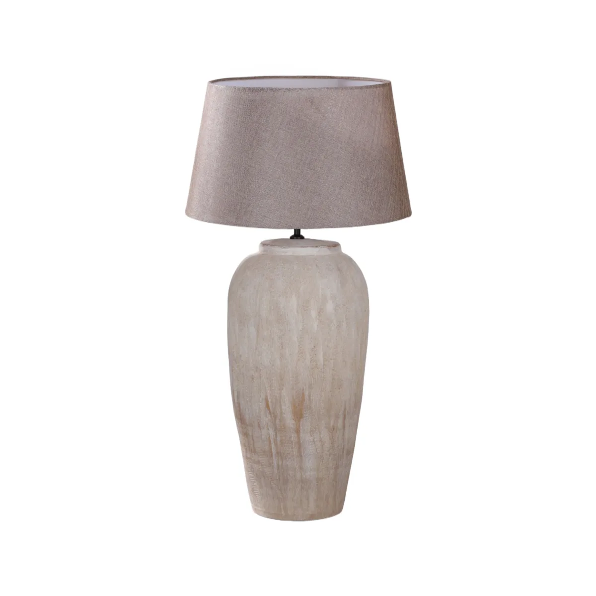 Lampenfuss - BH ca. 32x73 cm, Beige