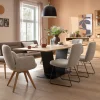 Stuhl Kamari - Stoff, Graubeige – Bild 4