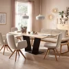 Stuhl Kamari - Stoff, Beige – Bild 5