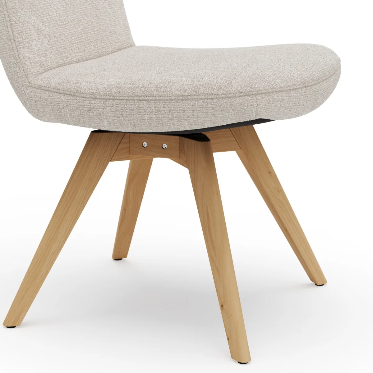 Stuhl Kamari - Stoff, Beige – Bild 2