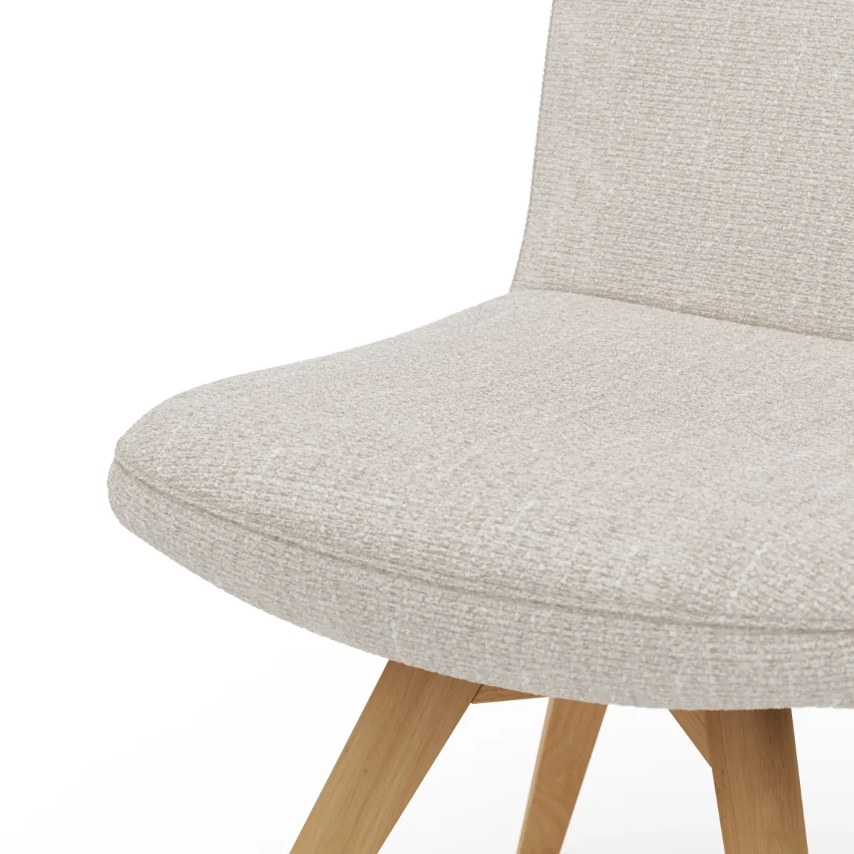 Stuhl Kamari - Stoff, Beige – Bild 3
