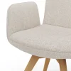 Armlehnstuhl Kamari - Stoff, Beige – Bild 3