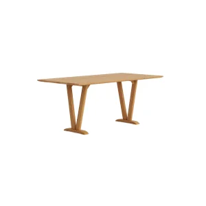 Esstisch Skara - LB ca. 180x90 cm, Wildeiche massiv