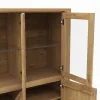 Highboard Bakersfield - sichtbare Rückwand geschroppt, Asteiche massiv, geölt – Bild 4
