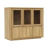 Highboard Bakersfield - sichtbare Rückwand geschroppt, Asteiche massiv, geölt – Bild 2
