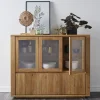 Highboard Bakersfield - sichtbare Rückwand geschroppt, Asteiche massiv, geölt – Bild 5