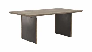 Esstisch Bakersfield - LB ca. 180x100 cm, Asteiche massiv, barrique