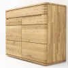 Sideboard Cartago Soft - Wildeiche massiv, bianco geölt – Bild 2