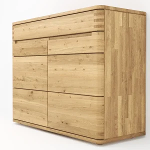 Alternative view of Sideboard Cartago Soft - Wildeiche massiv, bianco geölt