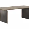 Esstisch Bakersfield - LB ca. 220x100 cm, Asteiche massiv, barrique