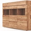 Highboard Cartago Soft - Astbuche massiv, natur geölt – Bild 2