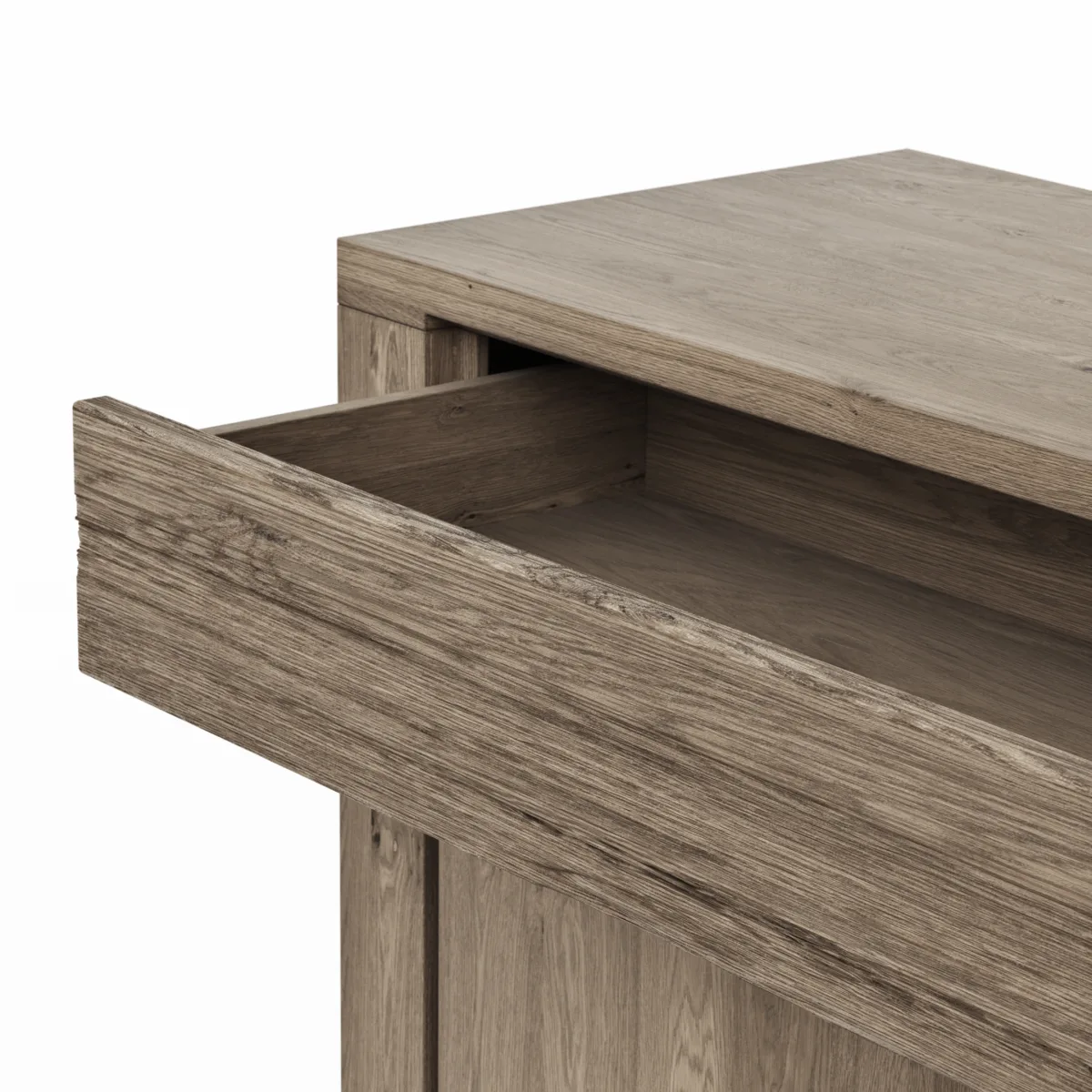 Sideboard Bakersfield - Schublade geschroppt, Asteiche massiv, Barrique – Bild 2