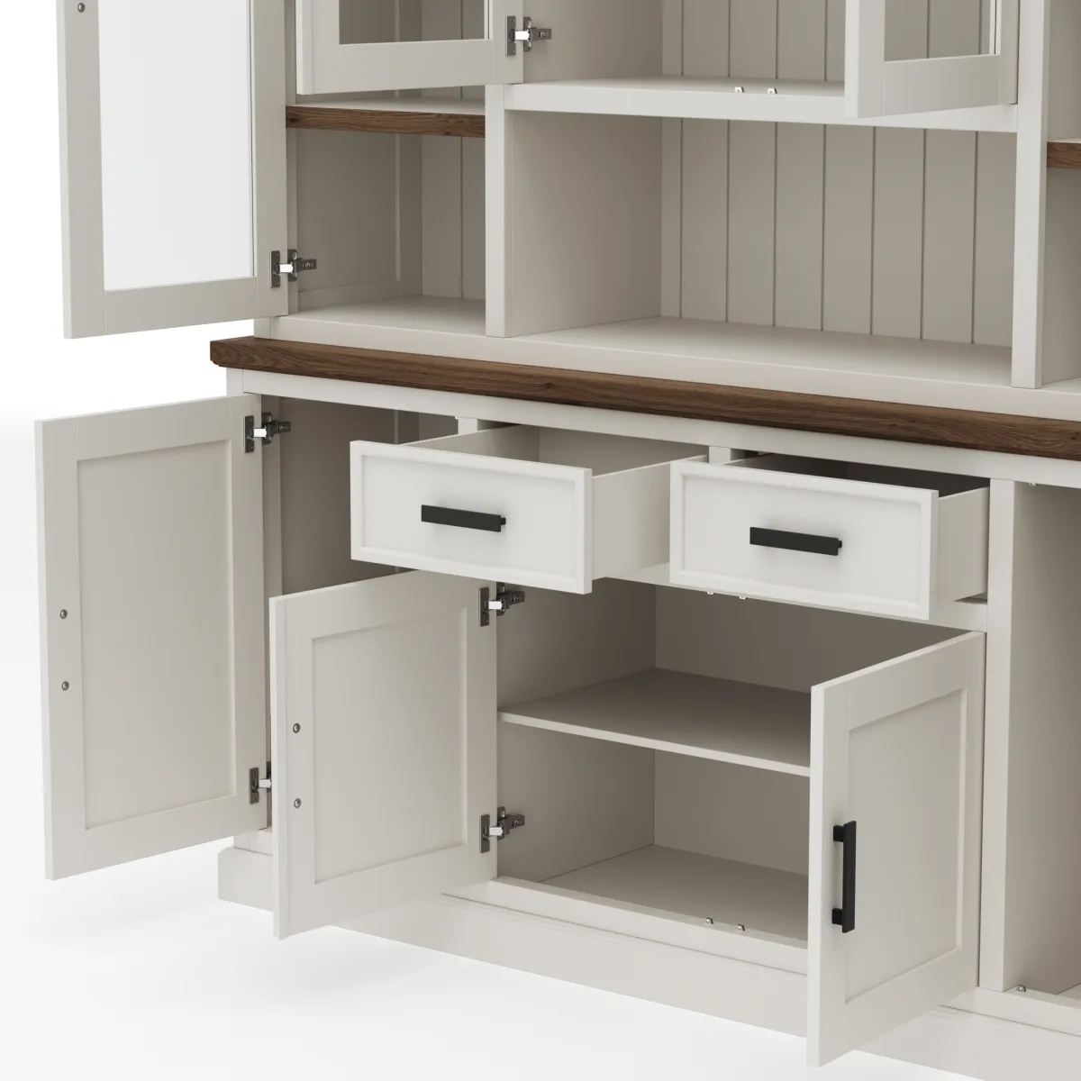 Buffetschrank Litchfield Oak - XO 9010, Non-Antique / XO Gray – Bild 2