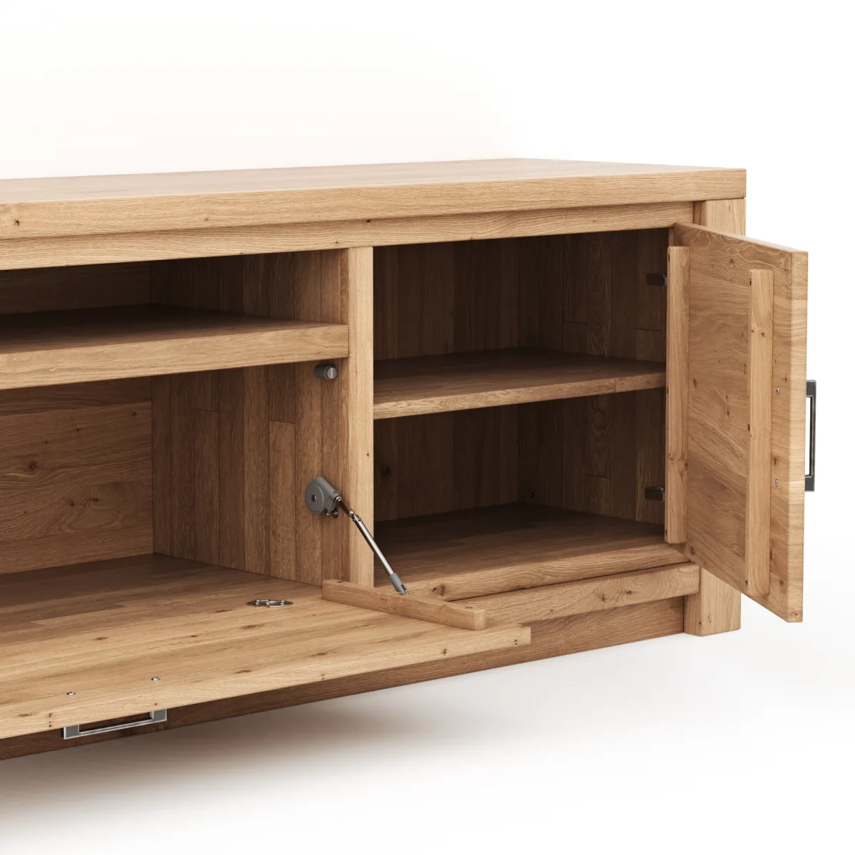 Lowboard Farmingdale - Eiche massiv, legno – Bild 3