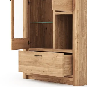 Alternative view of Vitrine Farmingdale - Eiche massiv, legno