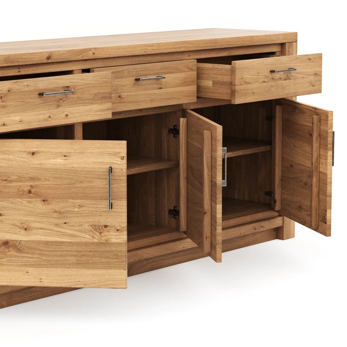 Sideboard Farmingdale - Eiche massiv, natur geölt – Bild 3