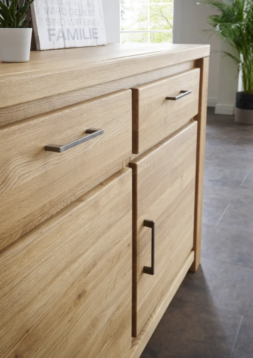 Sideboard Farmingdale - Eiche massiv, natur geölt – Bild 2