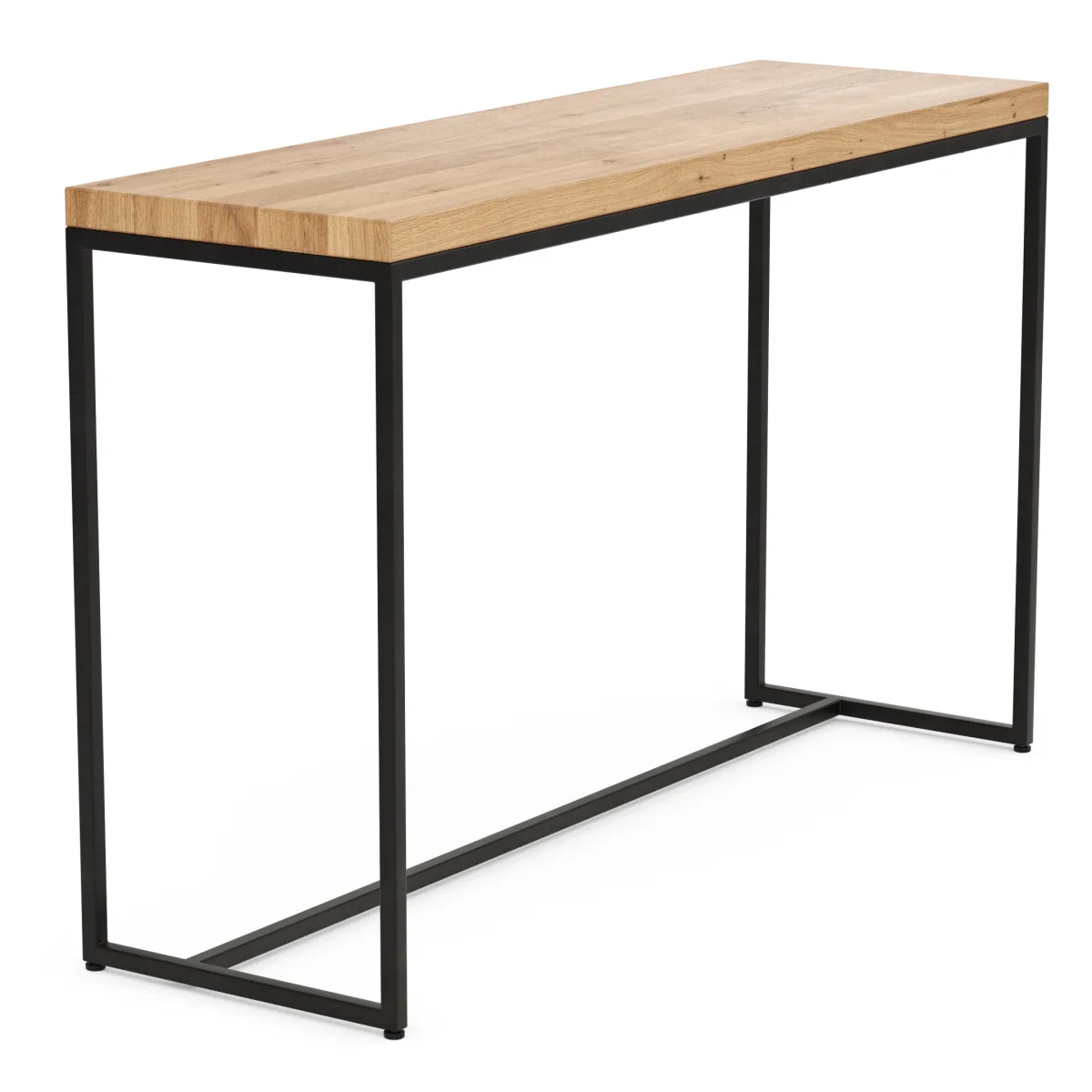 Beistelltisch Farmingdale - LBH ca. 130x40x80 cm, Eiche massiv, natur geölt – Bild 2