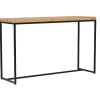 Beistelltisch Farmingdale - LBH ca. 130x40x80 cm, Eiche massiv, natur geölt
