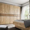 Drehtürenschrank Baltimore - inkl. Passepartout, B ca. 297 cm, Wildeiche massiv – Bild 4