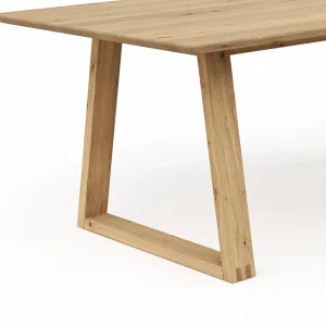 Alternative view of Esstisch Belfast - LB ca. 220x100 cm, Eiche massiv, Legno, Trapezgestell