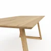 Esstisch Belfast - LB ca. 220x100 cm, Eiche massiv, Legno, Trapezgestell – Bild 3