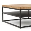 Couchtisch Farmingdale - LBH ca. 80x80x40 cm, Eiche massiv, natur geölt – Bild 3