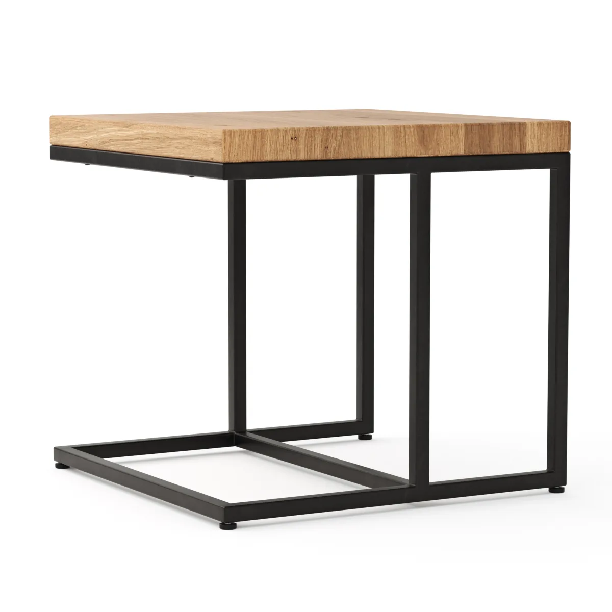 Couchtisch Farmingdale - LBH ca. 50x50x47 cm, Eiche massiv, natur geölt – Bild 2