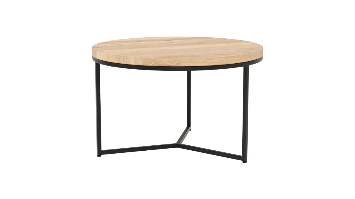 Couchtisch Farmingdale - LBH ca. 85x85x52 cm, Eiche massiv, legno