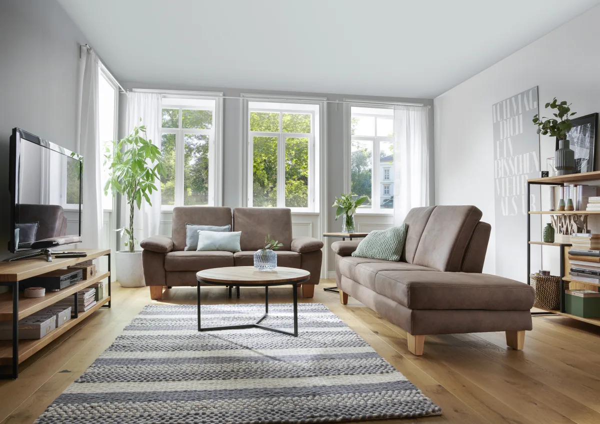 Couchtisch Farmingdale - LBH ca. 85x85x52 cm, Eiche massiv, legno – Bild 4