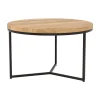 Couchtisch Farmingdale - LBH ca. 85x85x52 cm, Eiche massiv, natur geölt