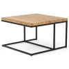 Couchtisch Farmingdale - LBH ca. 75x75x47 cm, Eiche massiv, natur geölt – Bild 3