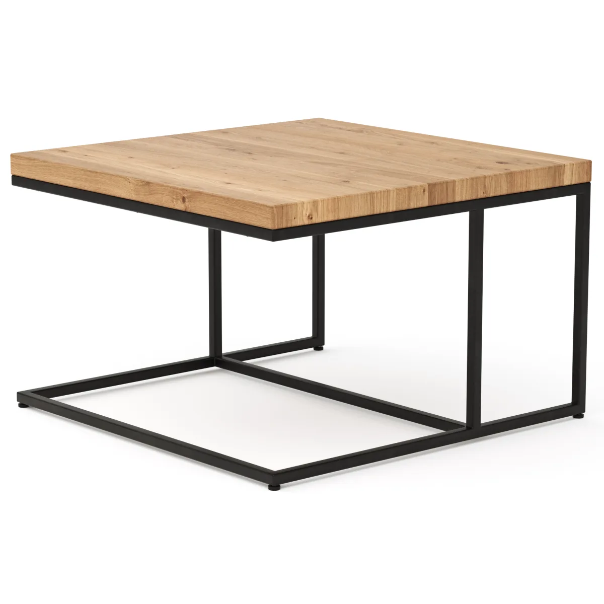 Couchtisch Farmingdale - LBH ca. 75x75x47 cm, Eiche massiv, natur geölt – Bild 3