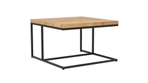 Couchtisch Farmingdale - LBH ca. 75x75x47 cm, Eiche massiv, natur geölt