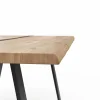Esstisch Kima - LB ca. 180x100 cm, Wildeiche massiv mit Epoxid-Harz – Bild 2