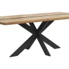 Esstisch Kima - LB ca. 220x100 cm, Wildeiche massiv mit Epoxid-Harz