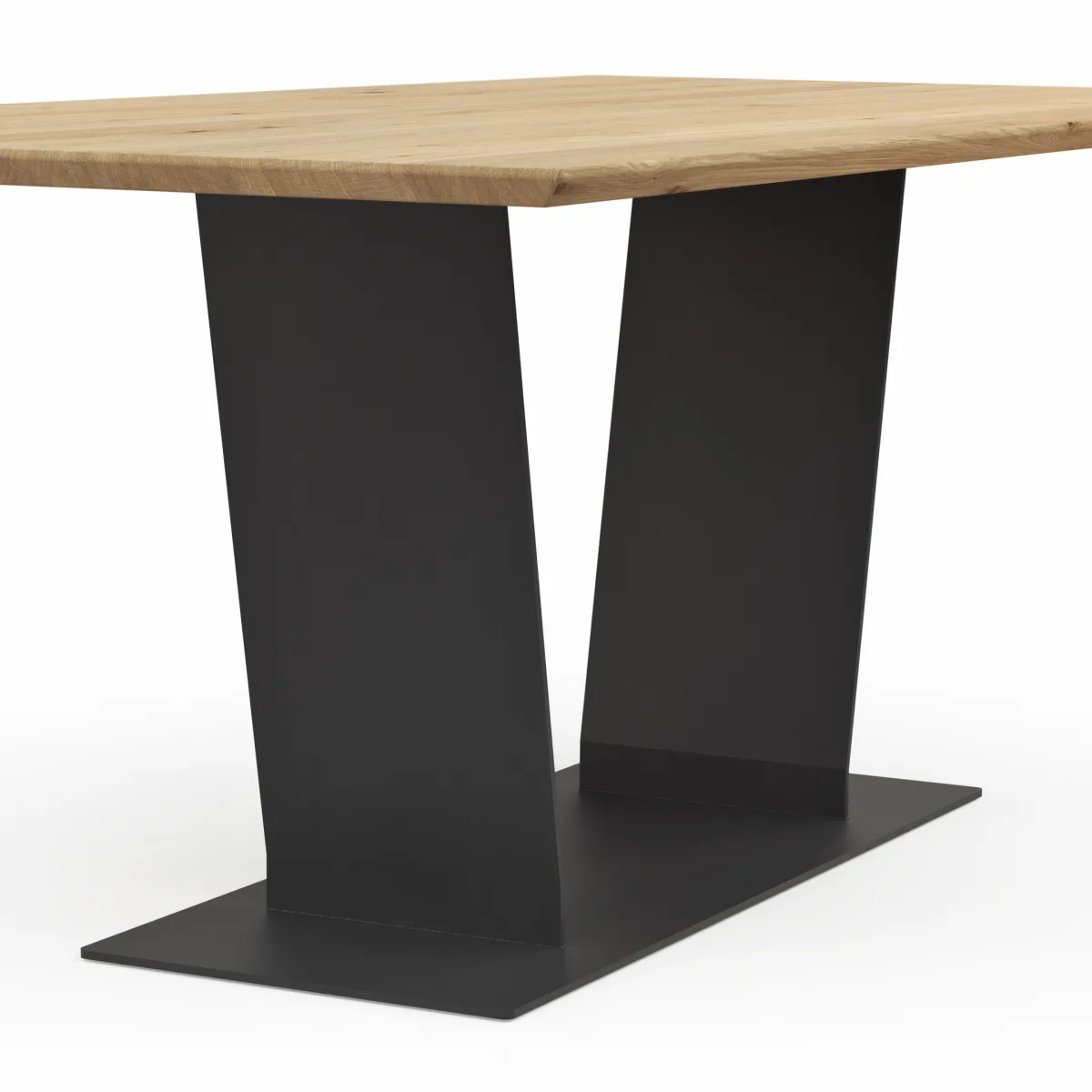 Esstisch Belfast - LB ca. 200x100 cm, Eiche massiv, legno geölt – Bild 3