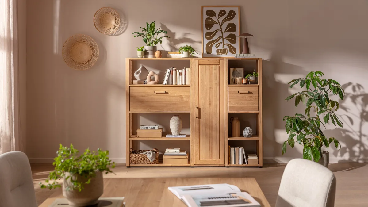 Highboard Elara - Eiche massiv, legno geölt – Bild 5
