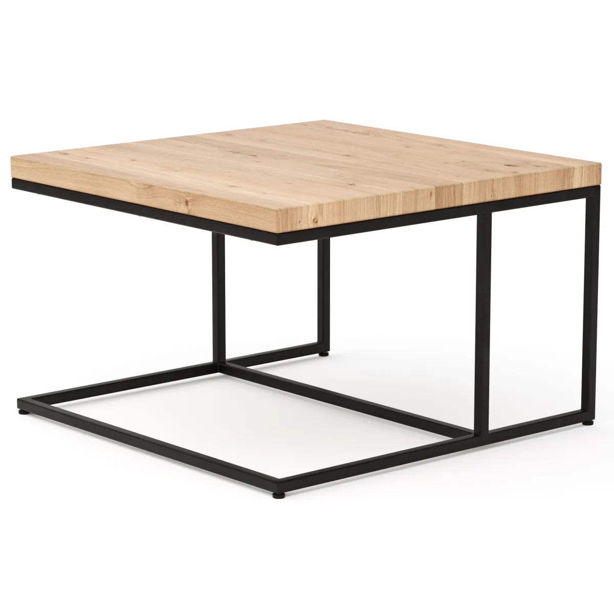 Couchtisch Farmingdale - LBH ca. 75x75x47 cm, Eiche massiv, legno – Bild 2