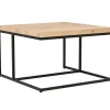 Couchtisch Farmingdale - LBH ca. 75x75x47 cm, Eiche massiv, legno