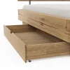 Bettgestell Baltimore - mit Sockelschublade, Liegefläche ca. 180x200 cm, Wildeiche massiv – Bild 3