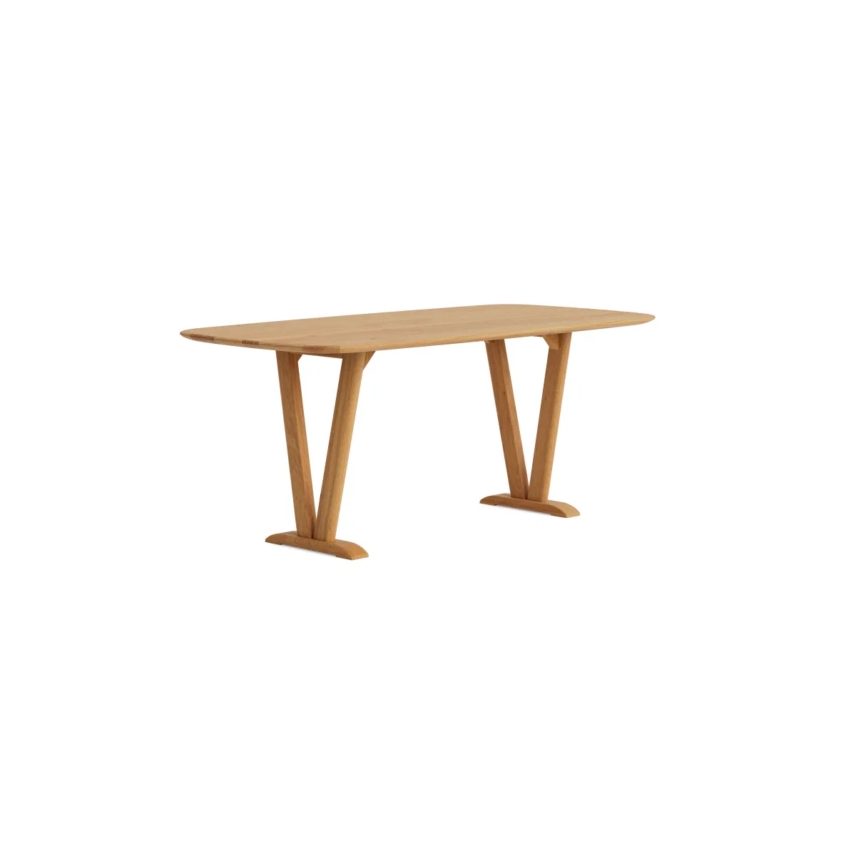 Esstisch Skara - LB ca. 180x90 cm, Wildeiche massiv